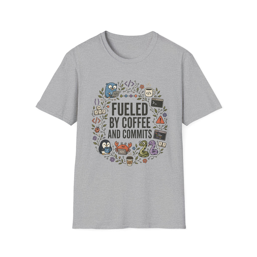 Fueled by coffee and commit T-Shirt