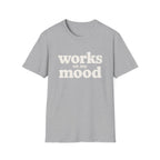 Software Engineering Typography T-Shirt - Works on my mood