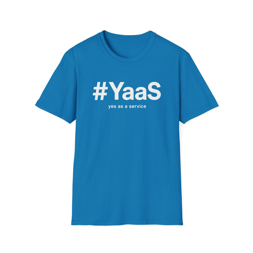Software Engineering Typography T-Shirt - Yes as a service