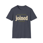 Software Engineering Typography T-Shirt - Skipped lunch joined standup