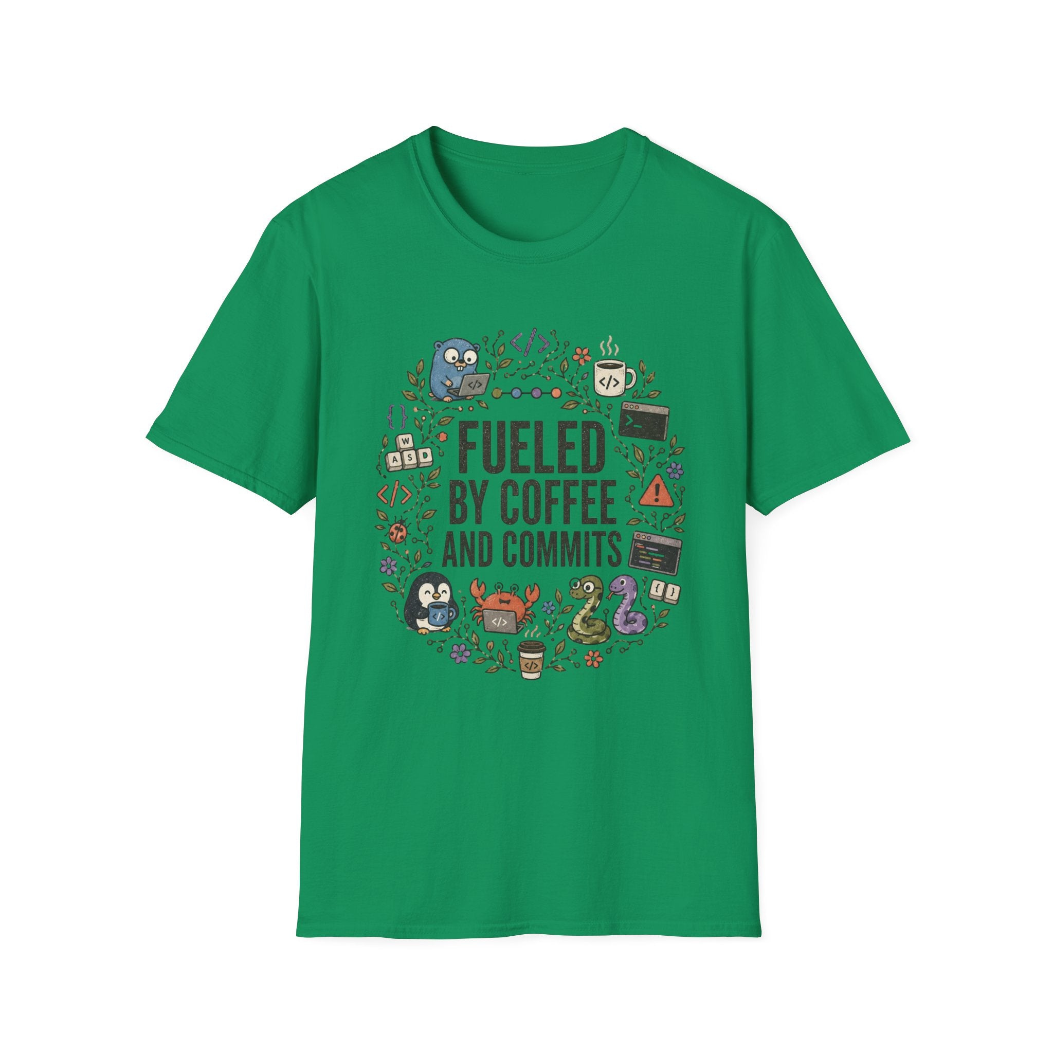 Fueled by coffee and commit T-Shirt