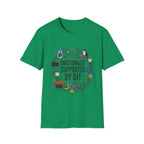 Emotionally supported by git T-Shirt