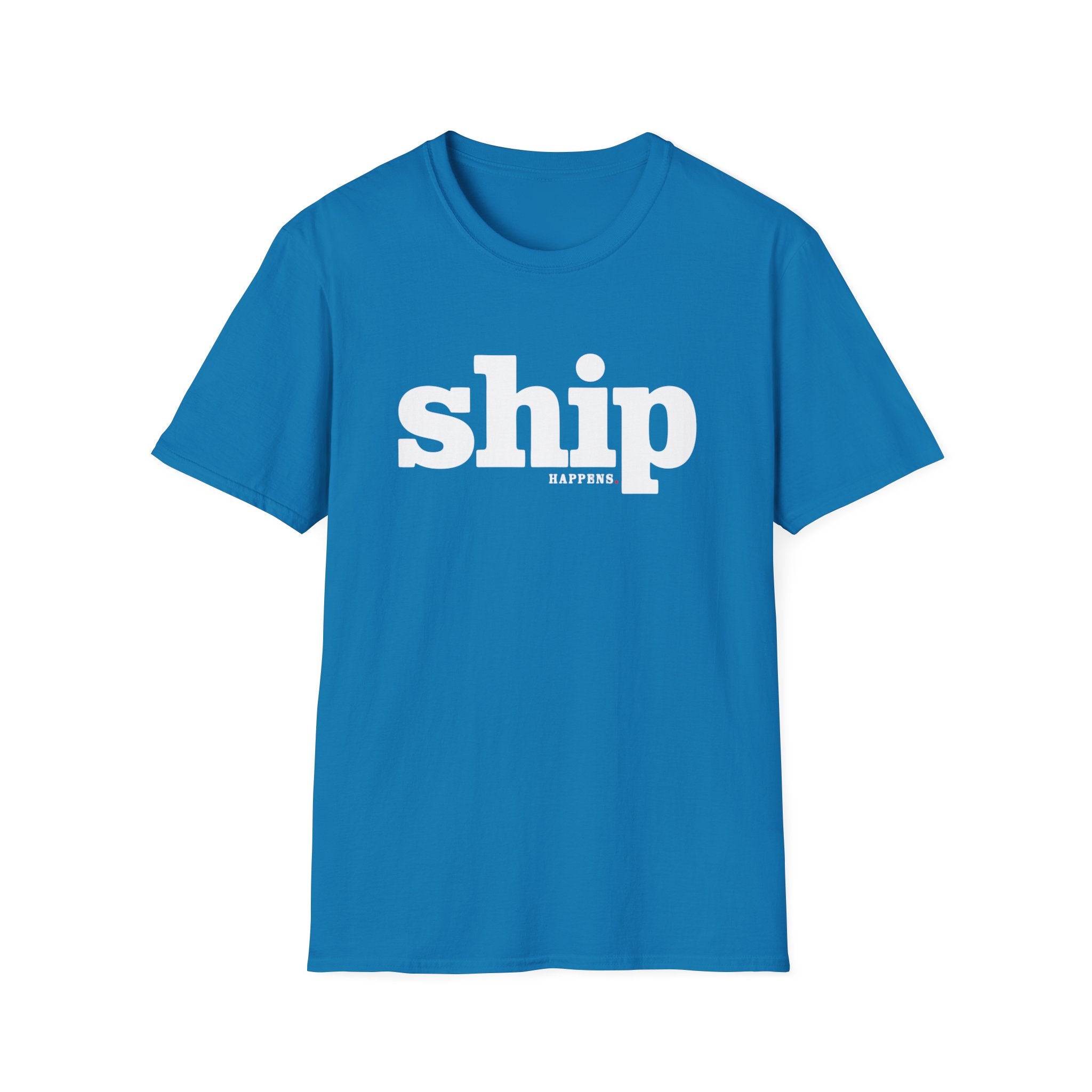 Software Engineering Typography T-Shirt - Ship happens