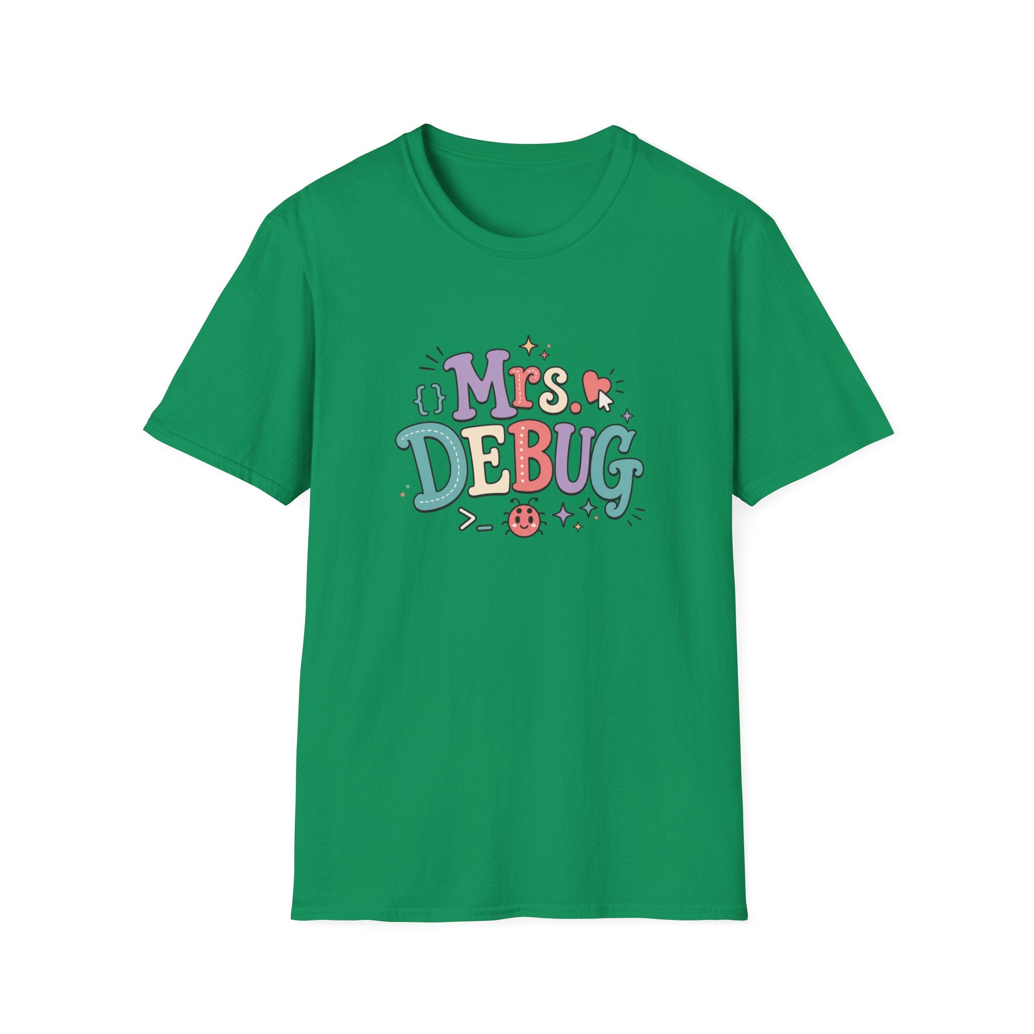 Software Engineering Typography T-Shirt - Mrs Debug
