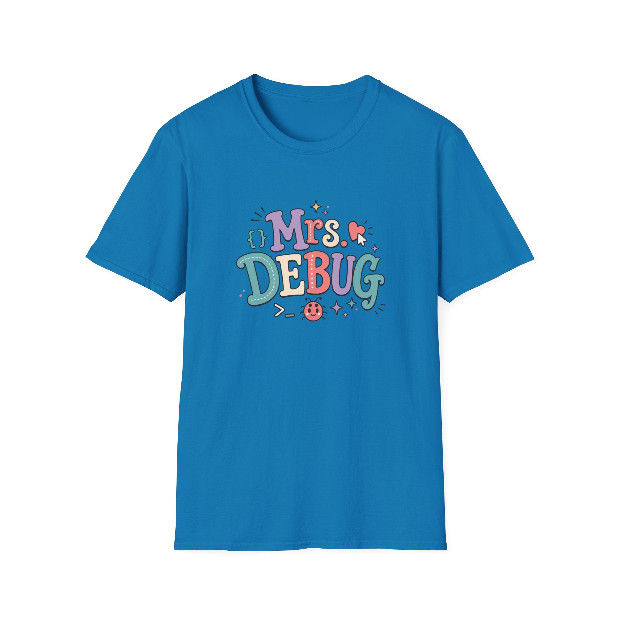 Software Engineering Typography T-Shirt - Mrs Debug