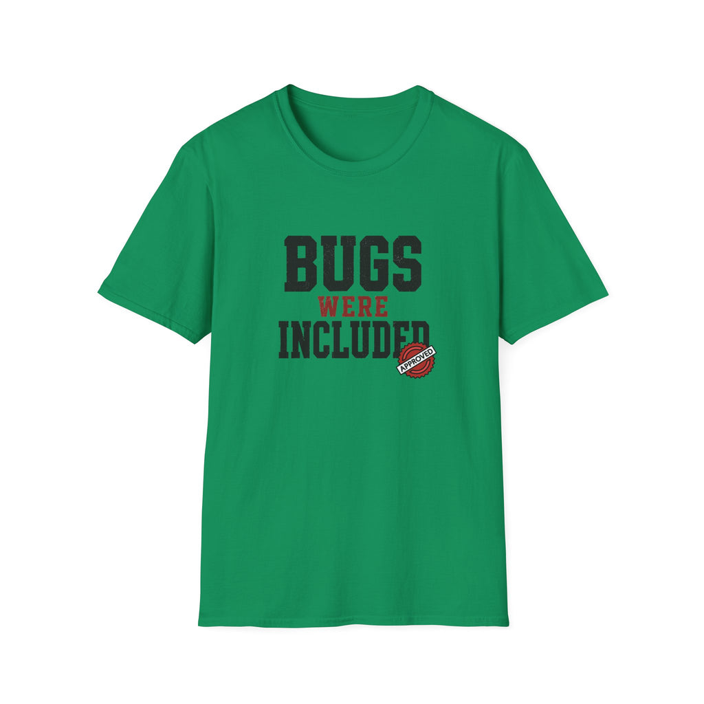 Software Engineering Typography T-Shirt - Bugs were included