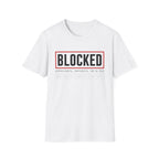 Software Engineering Typography T-Shirt - Blocked professionally emotionally and by jira