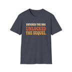 Software Engineering Typography T-Shirt - Patched the bug unlocked the sequel