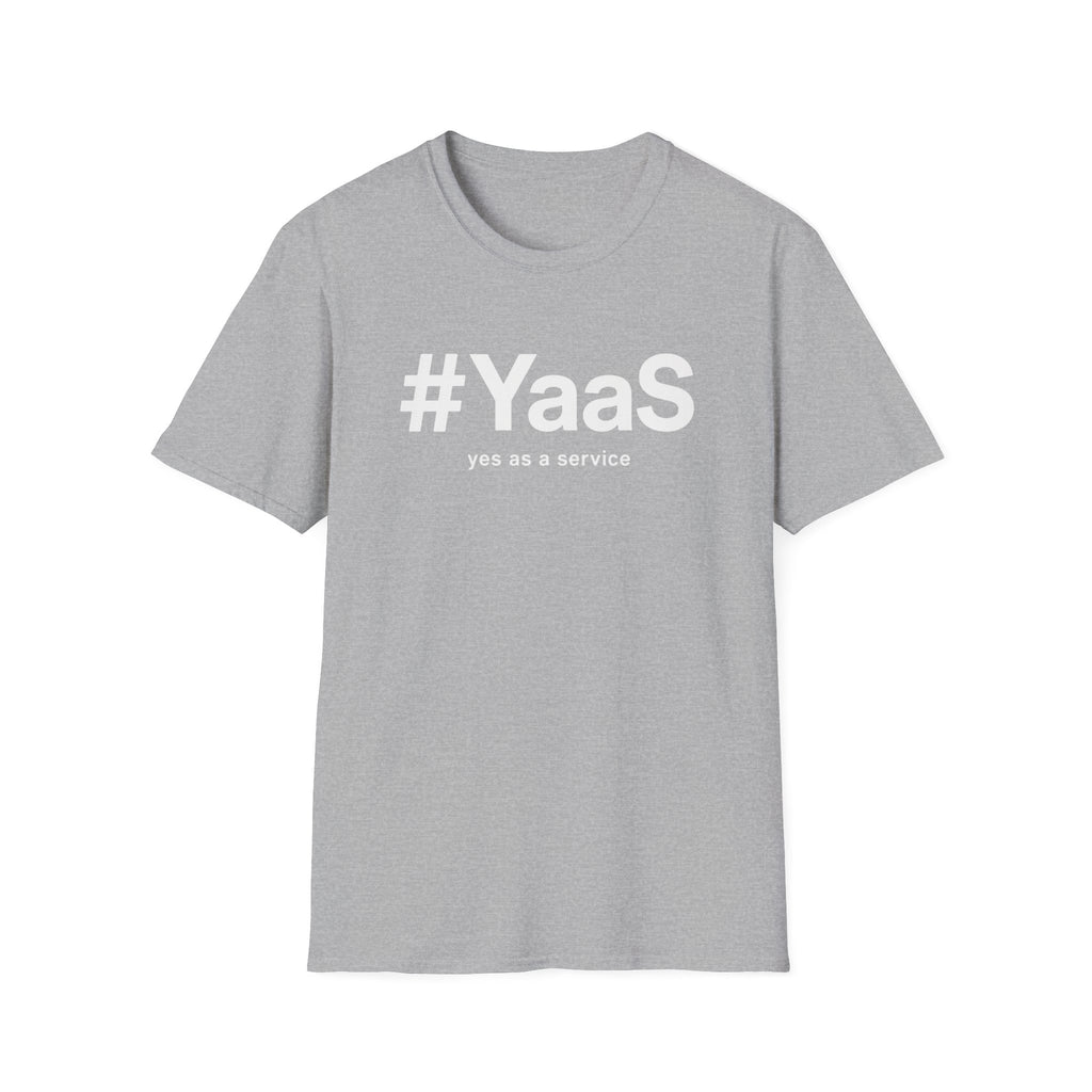 Software Engineering Typography T-Shirt - Yes as a service
