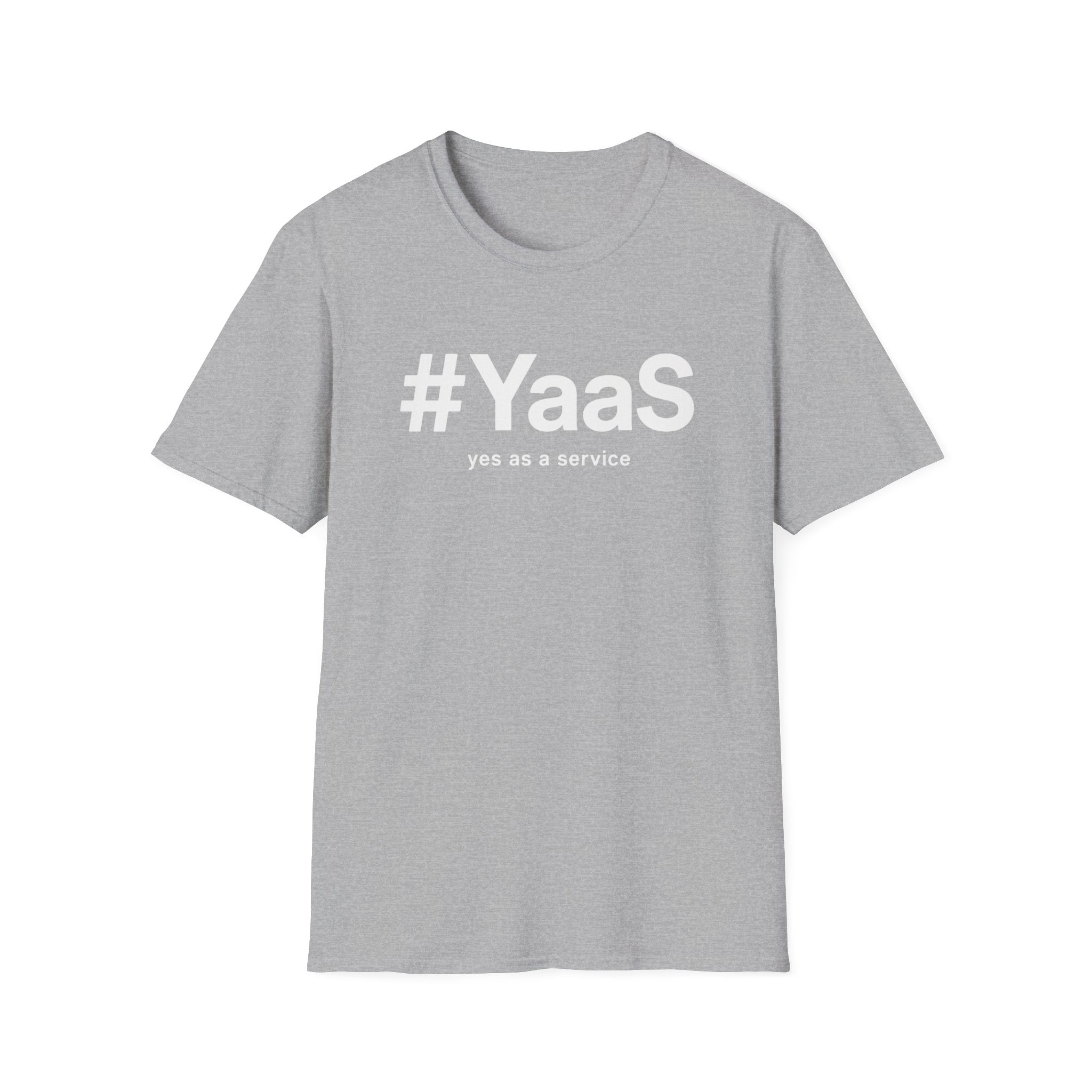 Software Engineering Typography T-Shirt - Yes as a service
