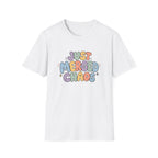 Software Engineering Typography T-Shirt - Just merged chaos