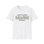 Software Engineering Typography T-Shirt - Updated package inherited darkness
