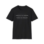 Software Engineering Typography T-Shirt - Removed the warning found the problem