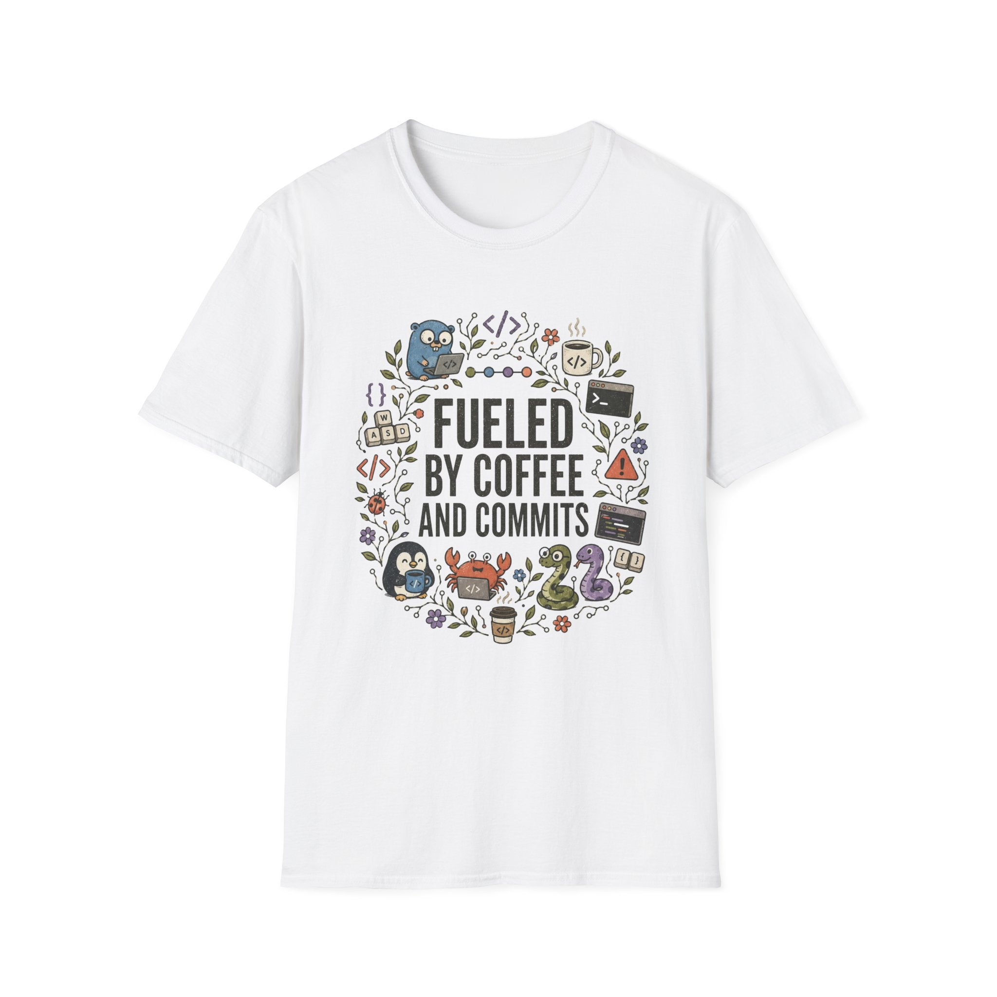 Fueled by coffee and commit T-Shirt