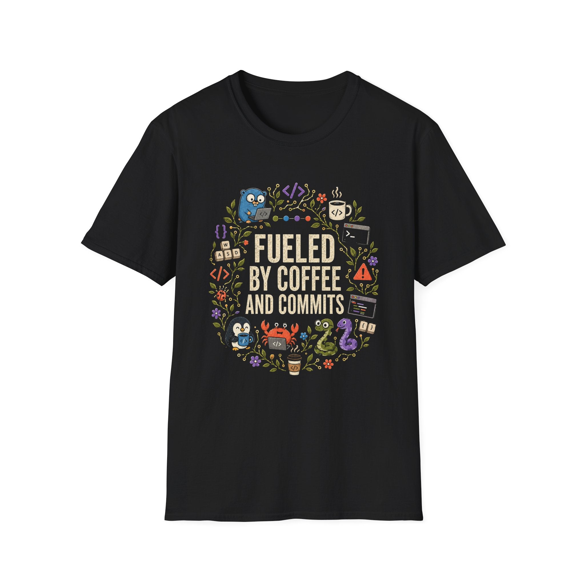 Fueled by coffee and commit T-Shirt
