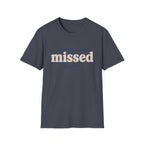 Software Engineering Typography T-Shirt - Silenced alert missed disaster