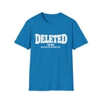 Software Engineering Typography T-Shirt - Deleted the bug deleted the feature too