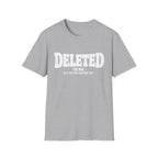 Software Engineering Typography T-Shirt - Deleted the bug deleted the feature too
