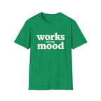 Software Engineering Typography T-Shirt - Works on my mood