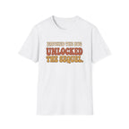 Software Engineering Typography T-Shirt - Patched the bug unlocked the sequel