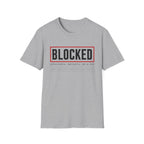 Software Engineering Typography T-Shirt - Blocked professionally emotionally and by jira