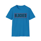 Software Engineering Typography T-Shirt - Blocked professionally emotionally and by jira