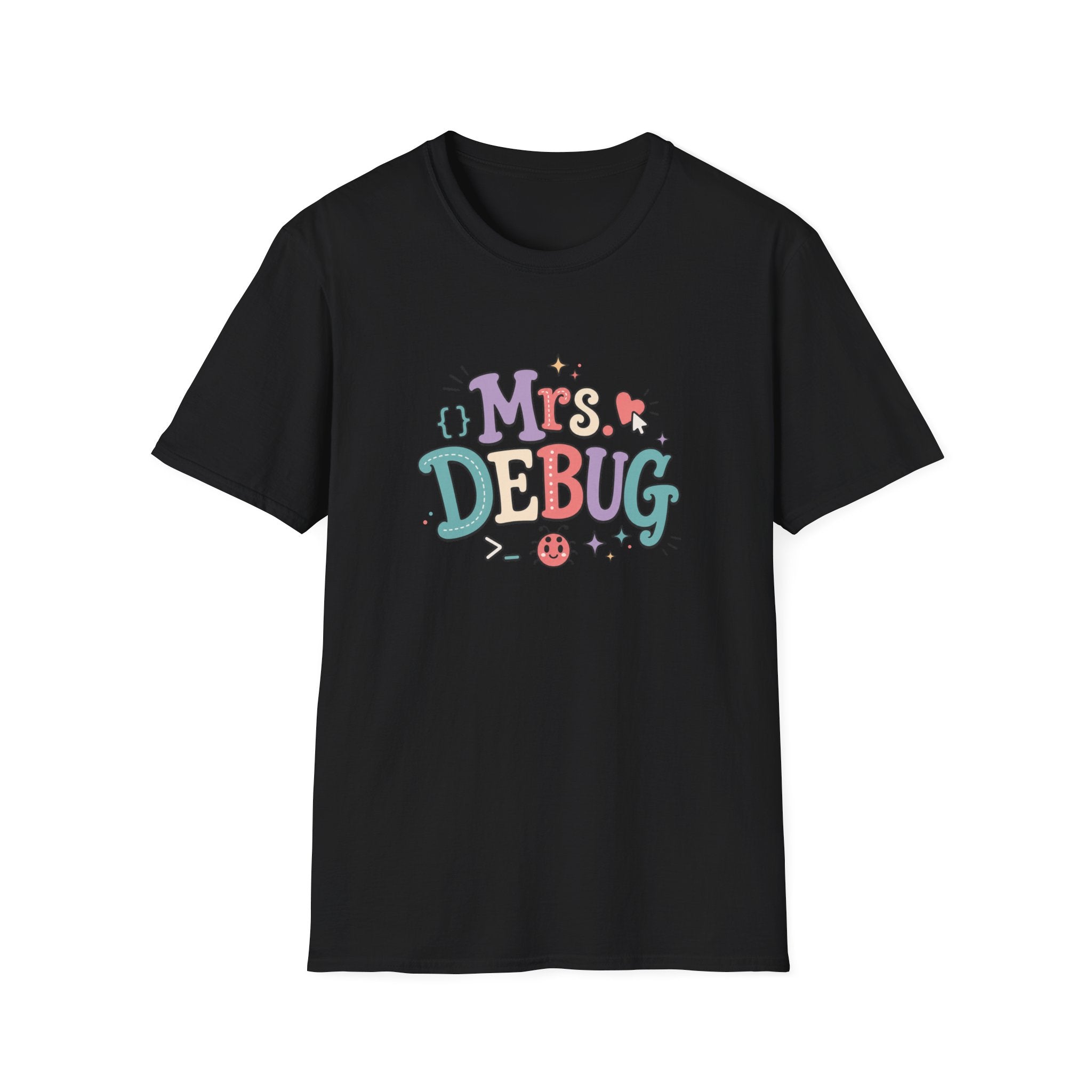 Software Engineering Typography T-Shirt - Mrs Debug