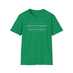 Software Engineering Typography T-Shirt - Removed the warning found the problem