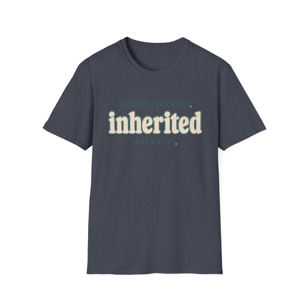 Software Engineering Typography T-Shirt - Updated package inherited darkness