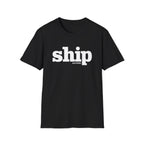 Software Engineering Typography T-Shirt - Ship happens