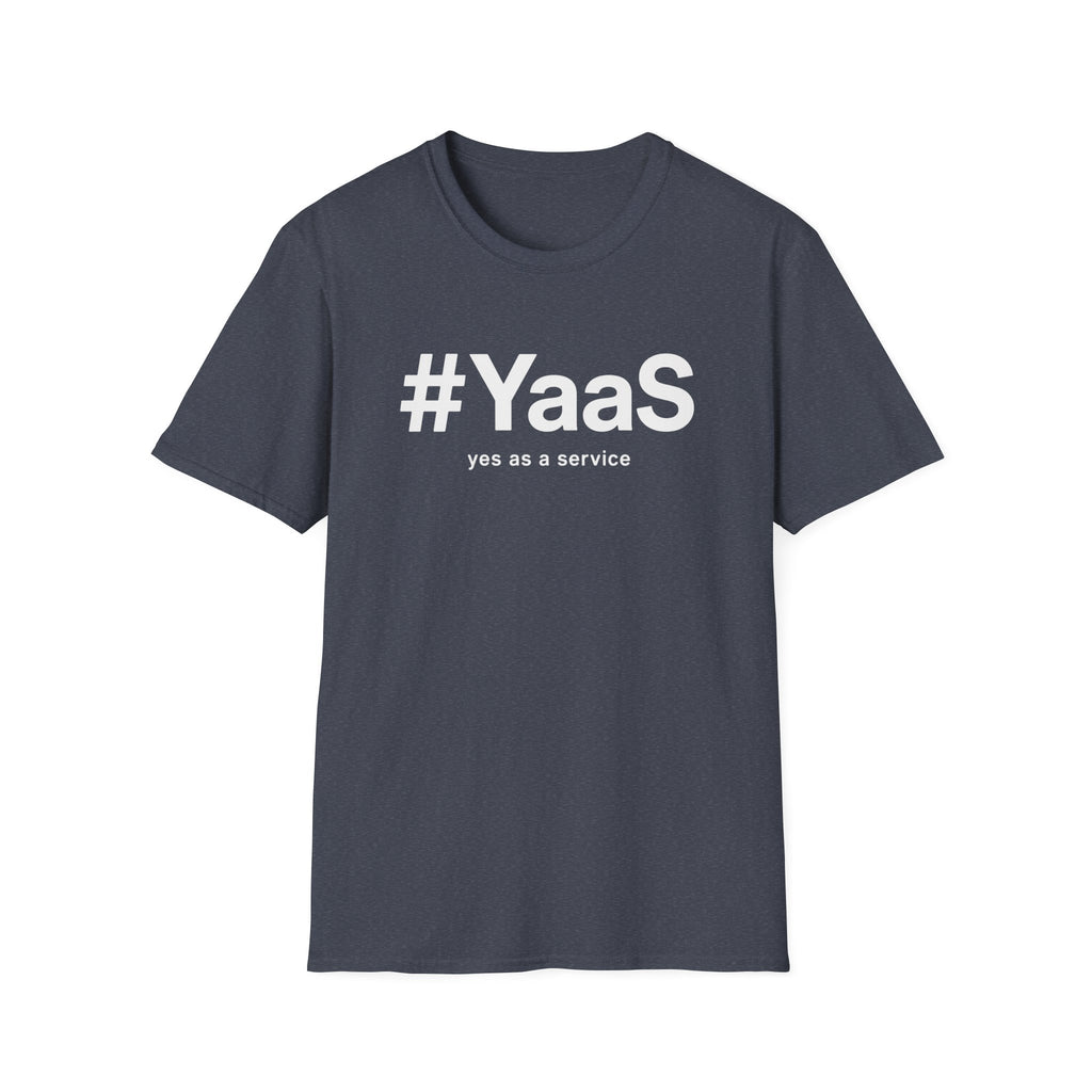 Software Engineering Typography T-Shirt - Yes as a service