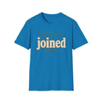 Software Engineering Typography T-Shirt - Skipped lunch joined standup