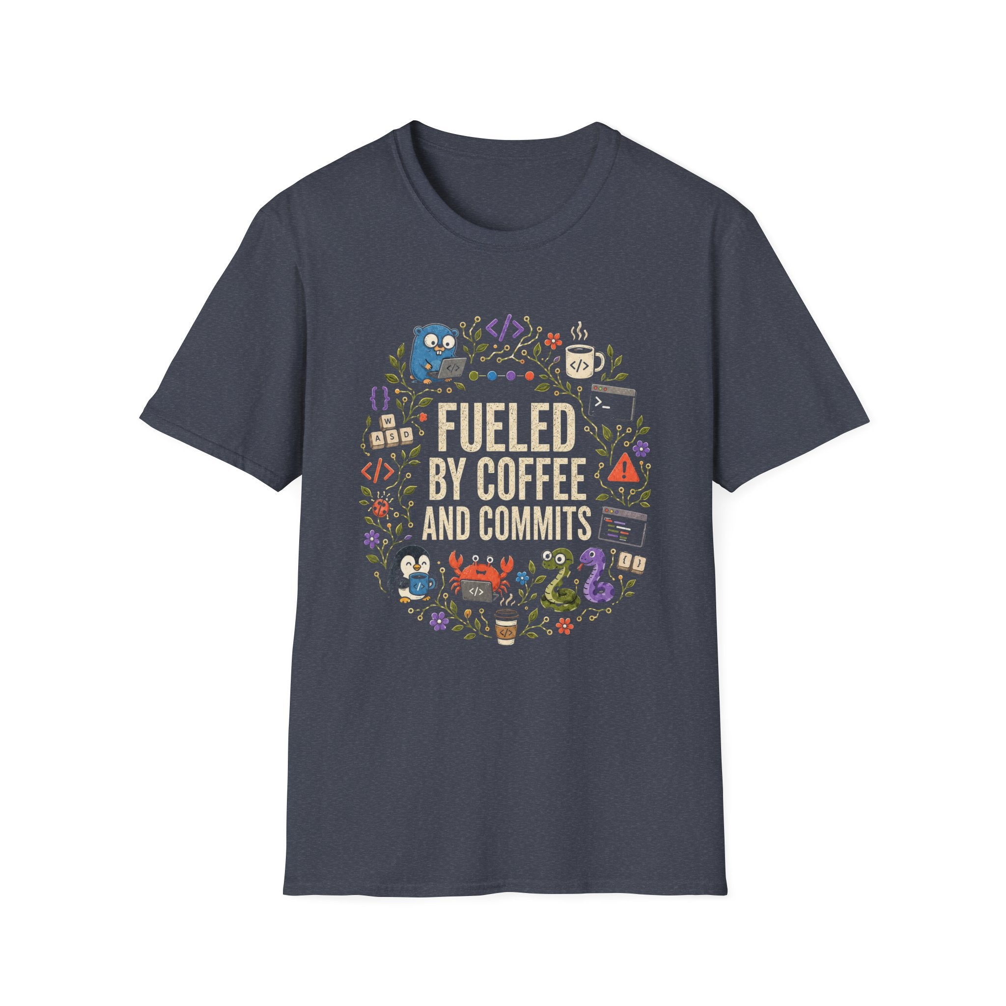 Fueled by coffee and commit T-Shirt
