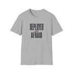 Software Engineering Typography T-Shirt - Deployed and afraid
