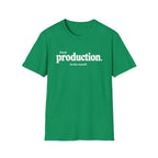 Software Engineering Typography T-Shirt - fixed production broke myself