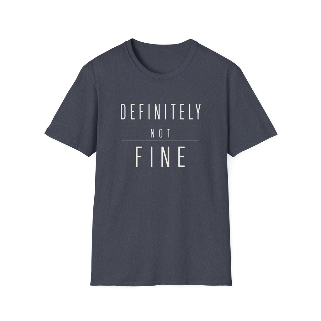 Software Engineering Typography T-Shirt - Definitely not fine
