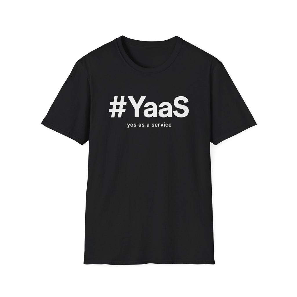 Software Engineering Typography T-Shirt - Yes as a service