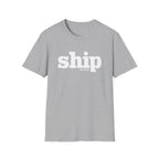 Software Engineering Typography T-Shirt - Ship happens