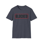 Software Engineering Typography T-Shirt - Blocked professionally emotionally and by jira