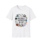 Emotionally supported by git T-Shirt