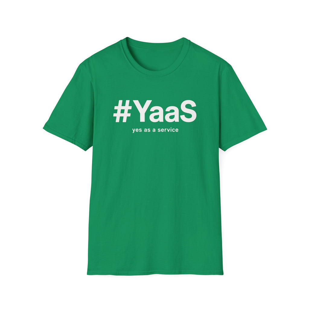 Software Engineering Typography T-Shirt - Yes as a service