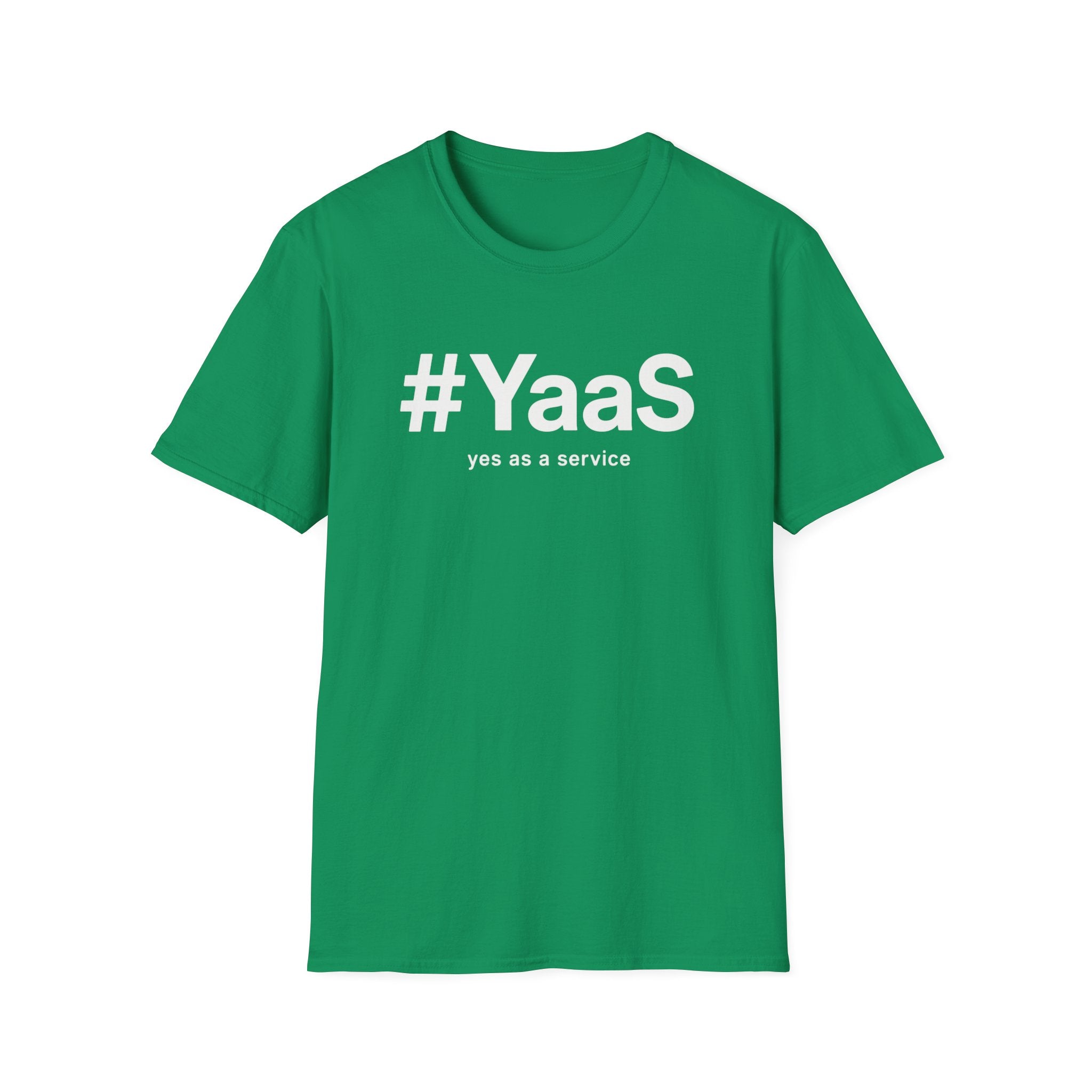 Software Engineering Typography T-Shirt - Yes as a service