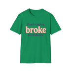Software Engineering Typography T-Shirt - Fixed staging broke confidence