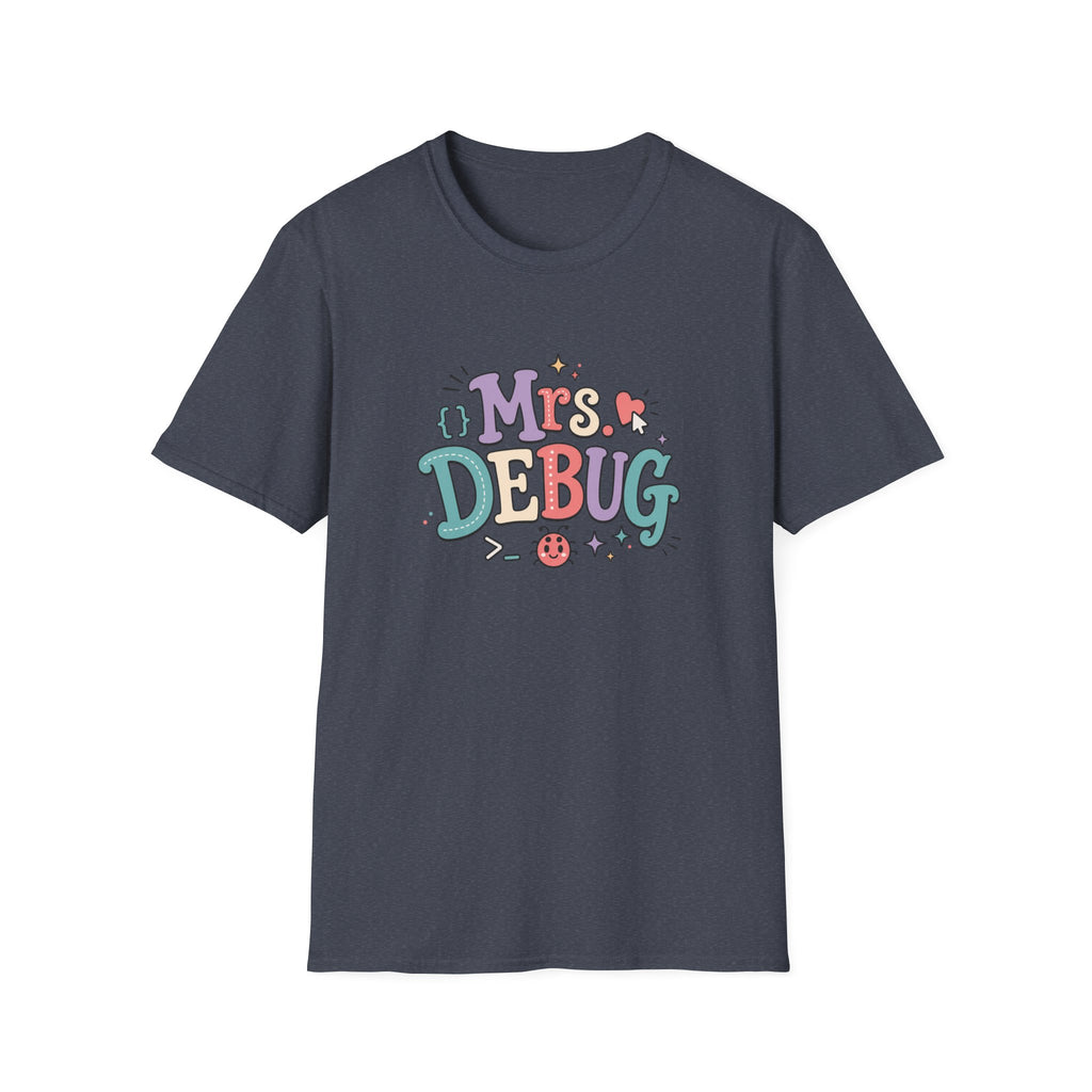 Software Engineering Typography T-Shirt - Mrs Debug