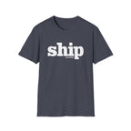 Software Engineering Typography T-Shirt - Ship happens