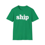 Software Engineering Typography T-Shirt - Ship happens