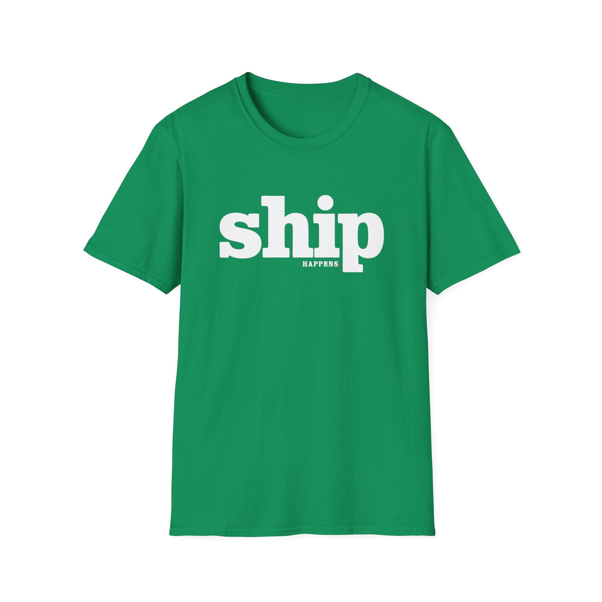 Software Engineering Typography T-Shirt - Ship happens