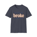 Software Engineering Typography T-Shirt - Fixed staging broke confidence